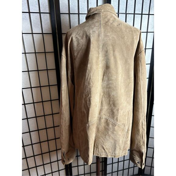Wilson Leather Tan Zip Up Jacket - Picture 5 of 8
